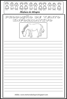 Produção Produção de texto informativo