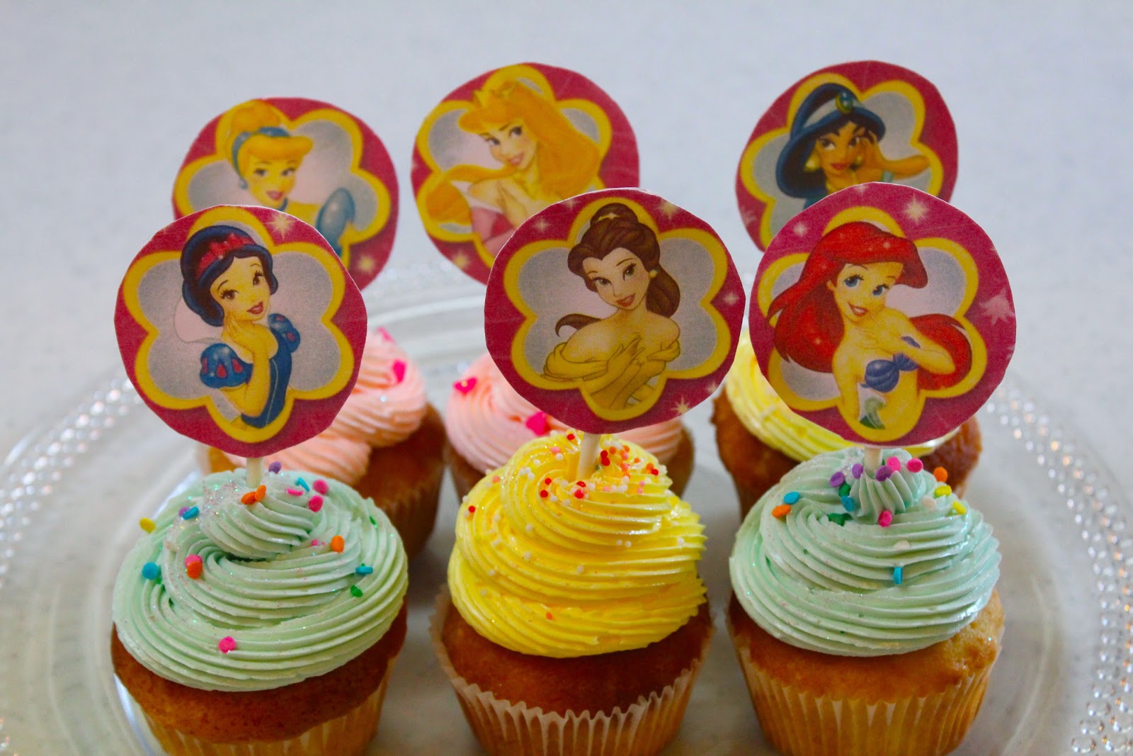 Tortelicious: Disney Princess Cupcakes