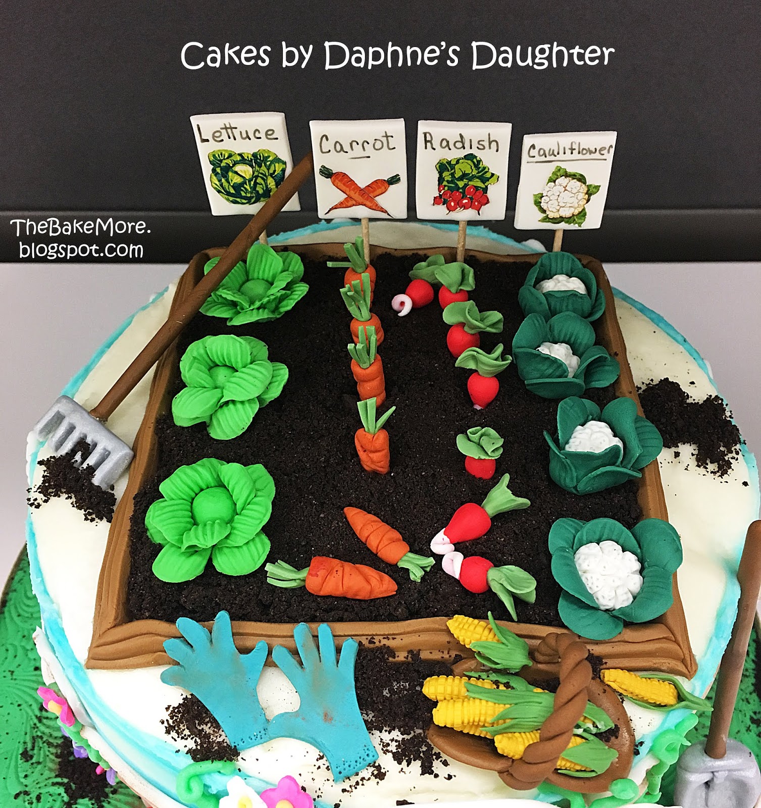 The Bake More Vegetable Garden Cake