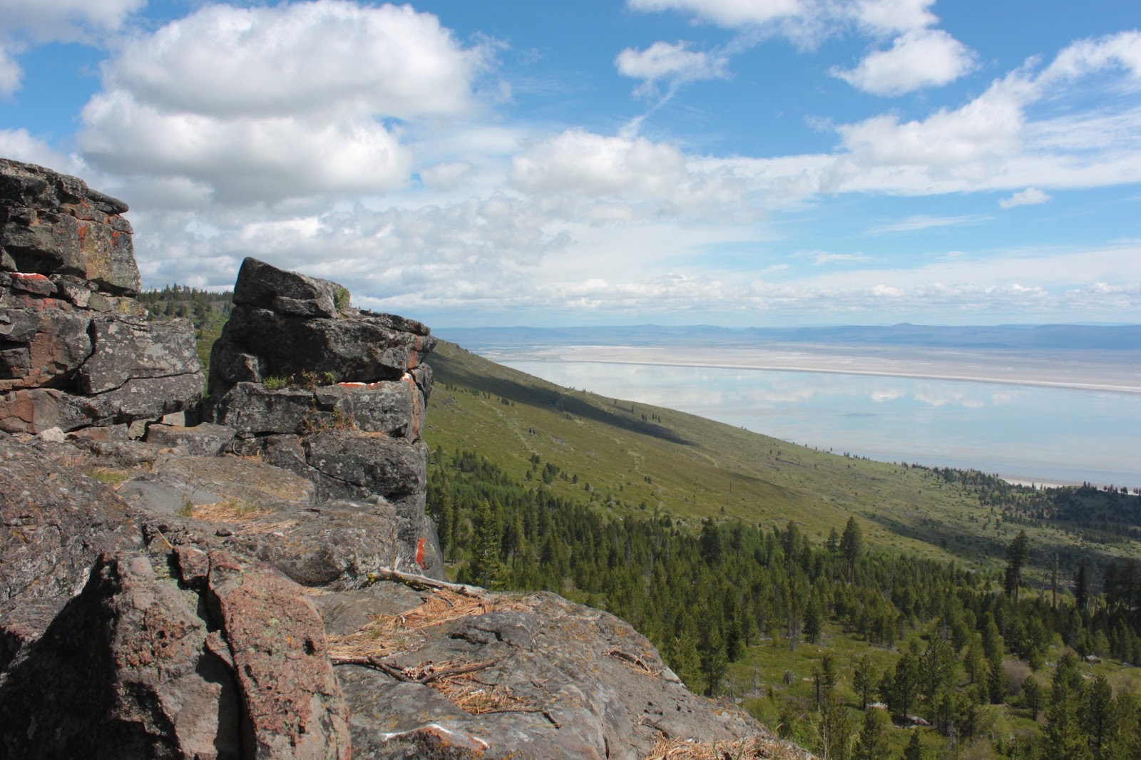 Richard Hikes Winter Ridge