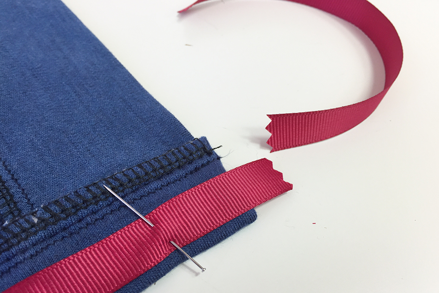 The Juniper Cardigan Sew Along Attaching Grosgrain Ribbon Why, When