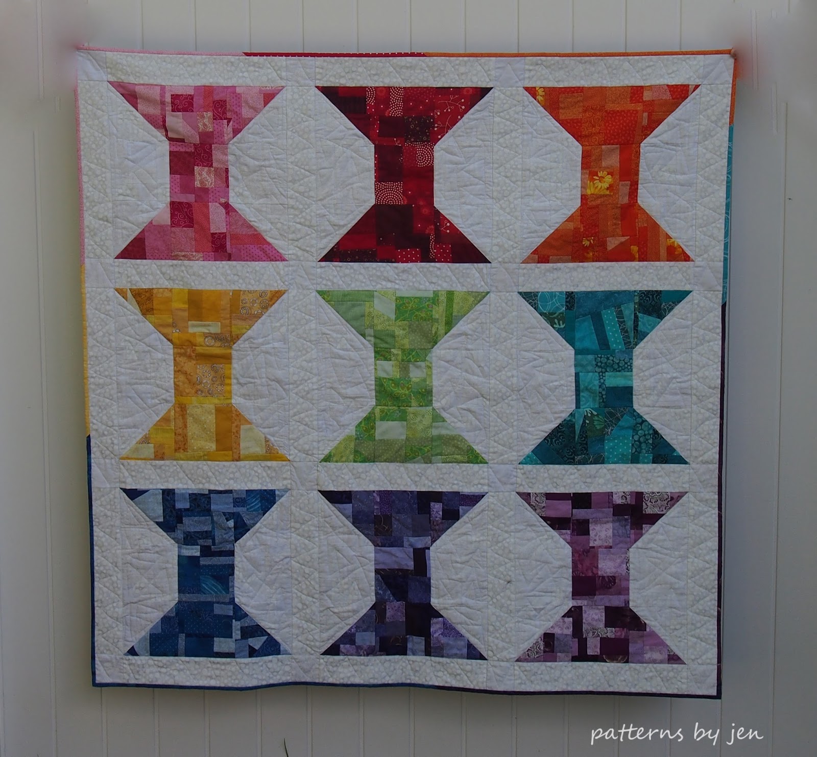 Patterns By Jen Spools Piecing and Quilting with Precuts Blog Hop