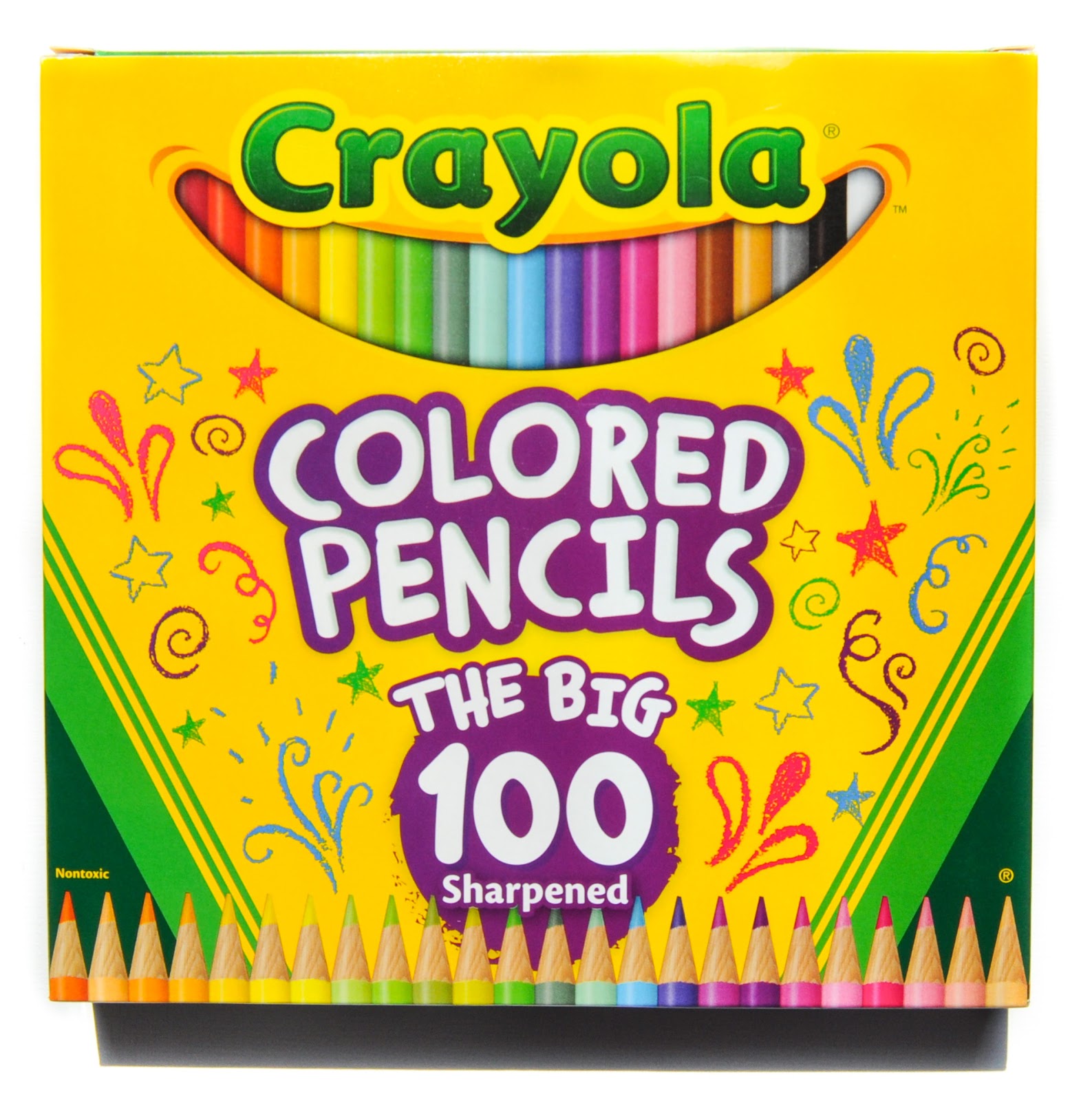 Crayola 100 Colored Pencils What's Inside the Box Jenny's Crayon