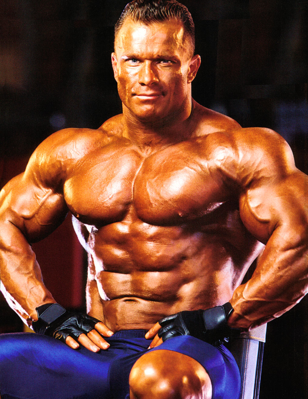 Nice blue spandex shorts