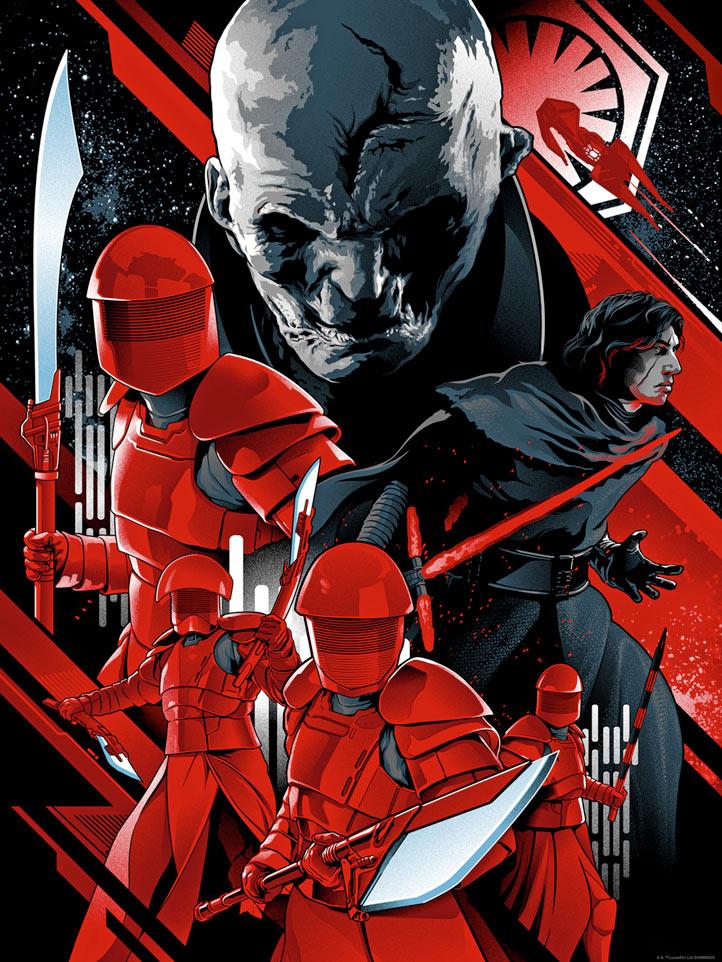 The Blot Says... Star Wars The Last Jedi “The New Order” Screen Print