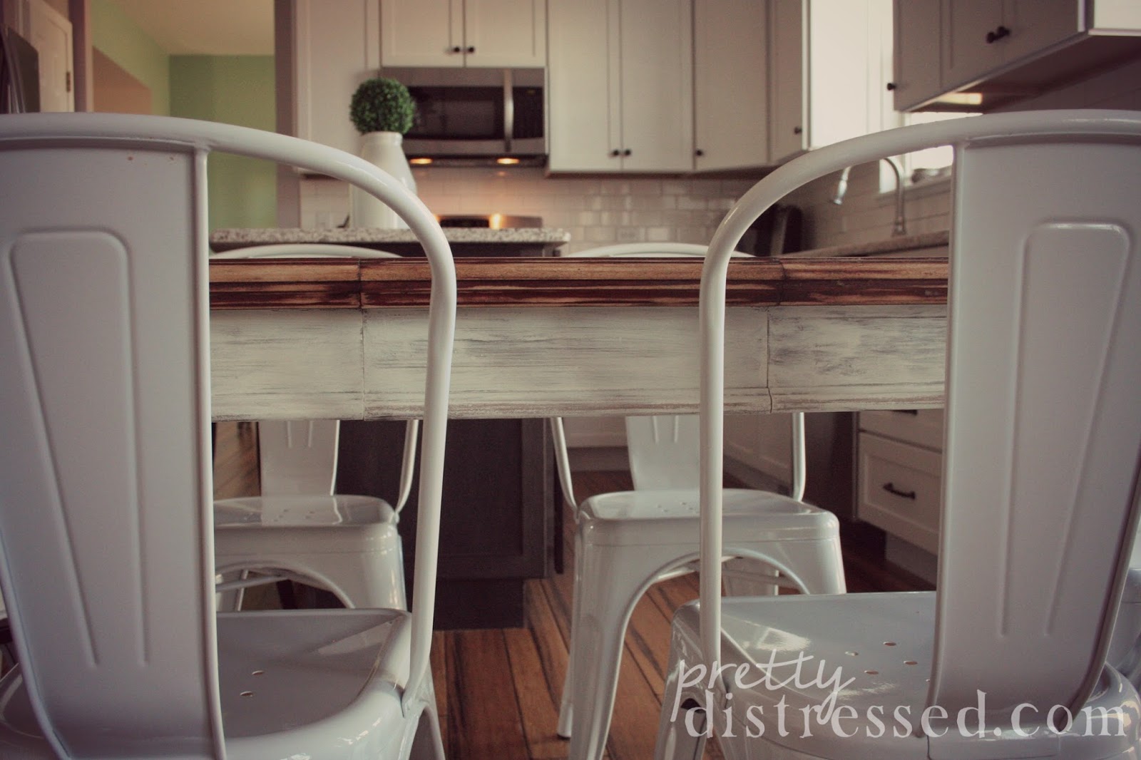 Pretty Distressed The Making Of A Farmhouse Table Farmhouse Table