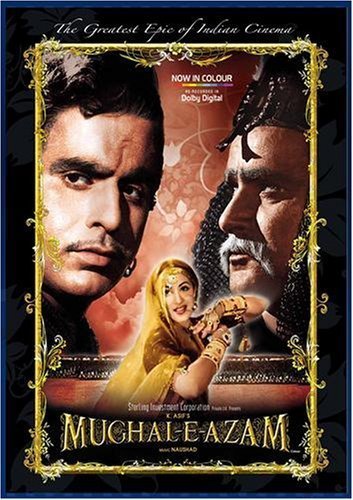 Poster Of Mughal-E-Azam 1960 Hindi 500MB DVDRip 480p Free Download Watch Online 