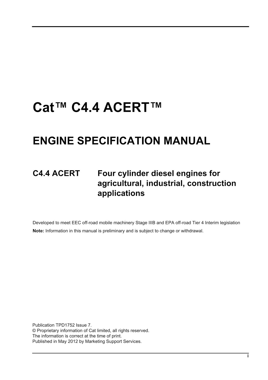 HARTONO EXCA SHOP MANUAL CATERPILLAR