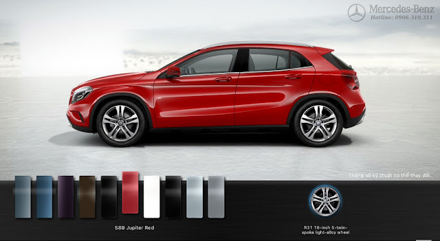 Thiết kế ngoại thất Mercedes GLA 200 2018 Mercedes GLA 200 2018 được thiết thế thao, vận hành mạnh mẽ