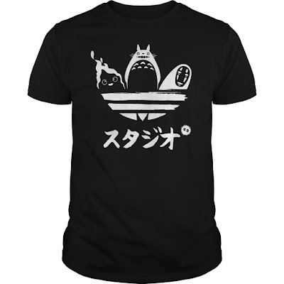 Totoro shirt, Studio Ghibli Tee, Mononoke Anime tshirt, soot sprites Tshirt, Susuwatari Tshirt, Kodama mens T-shirt, Tree Spirits T Shirt Hoodie Sweatshirt.