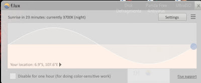 f.lux, Software Pengatur Warna Pencahayaan untuk PC Mu! f.lux, Software Pengatur Warna Pencahayaan untuk PC Mu!