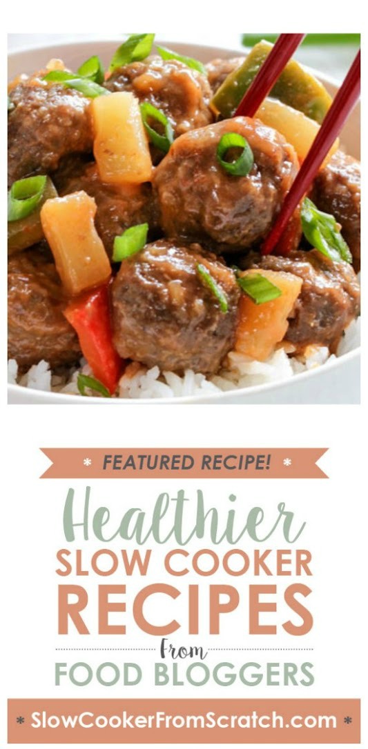 Slow Cooker from Scratch® Slow Cooker Hawaiian Meatballs from Recipe Girl