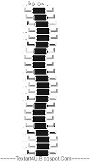 centipedes and millipedes ascii text art cool ascii text cool emoji designs copy and paste