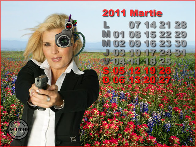 Funny postcard Martie Elena Udrea