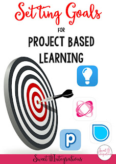 For setting project based learning goals, I recommend several including Mindmeister, Popplet, Idea Sketch, and Simple Mind. This blog post highlights using Simple Mind for Mindmapping. I've included a sample as students learn how to use the app.