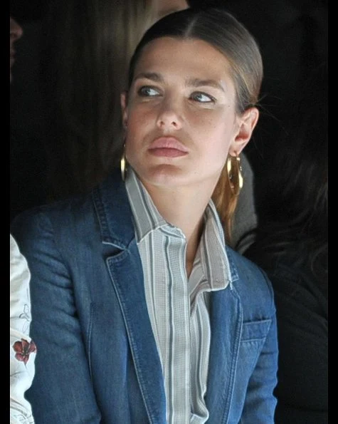 Charlotte Casiraghi attends the Gucci Spring/Summer 2013 fashion show as part Milan Fashion Week
