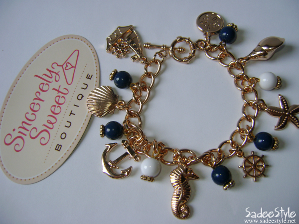Life at Sea Nautical Charm Bracelet by Sincerely Sweet Boutique