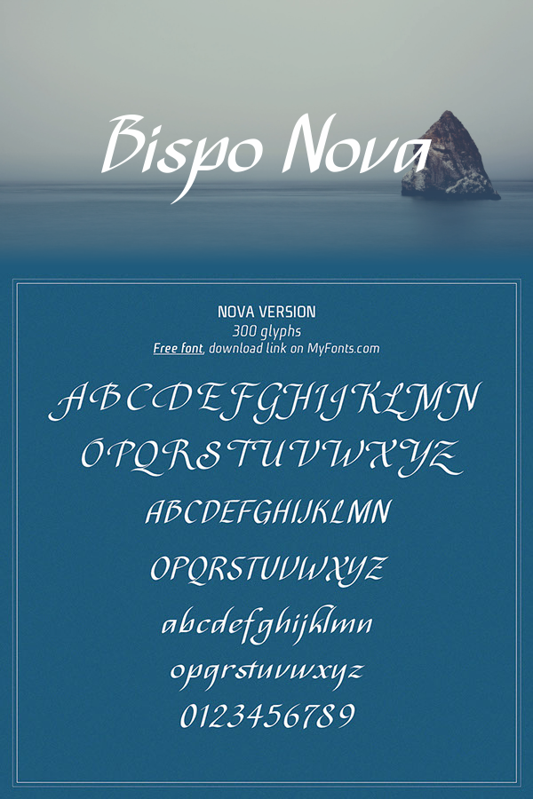 Bispo Nova Font Download Font Handletter Tulisan Tangan Terbaik - Bispo Nova