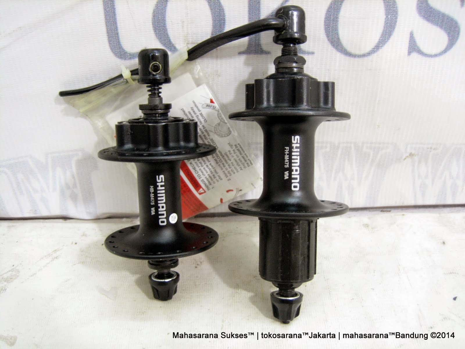 Free Hub Shimano FH-M475 for Disc Brake 8 Speed Casstte Sprocket with ...