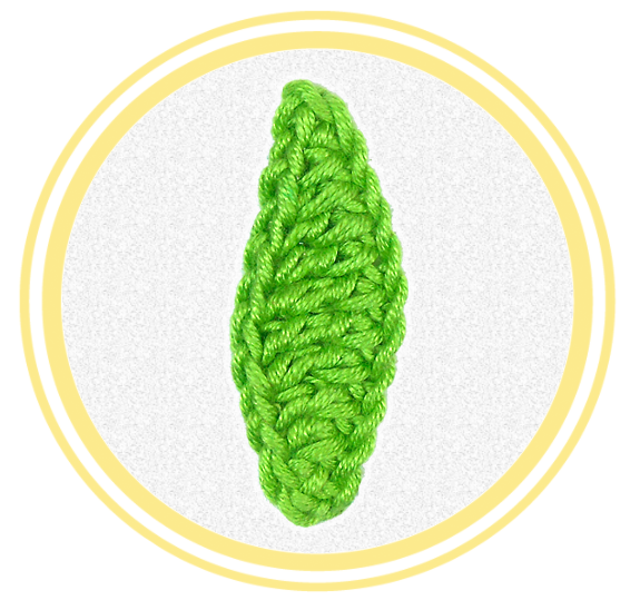 Hoja a Crochet #01 (tres tamaños) PATRONES VALHALLA: gratis de