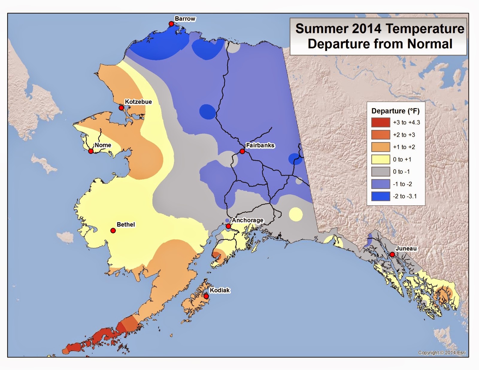 Deep Cold Alaska Weather & Climate Upper Air This Summer Part I