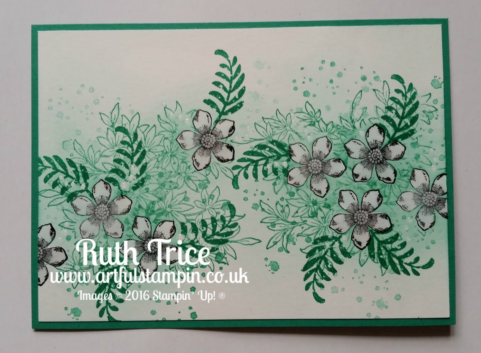 Artful Stampin' Uk Independent Stampin' Up! demonstrator Ruth Trice