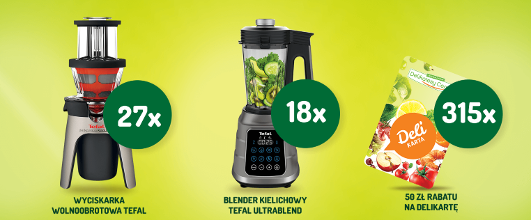 Wygraj blender kielichowy Tefal Ultrablend Konkurs