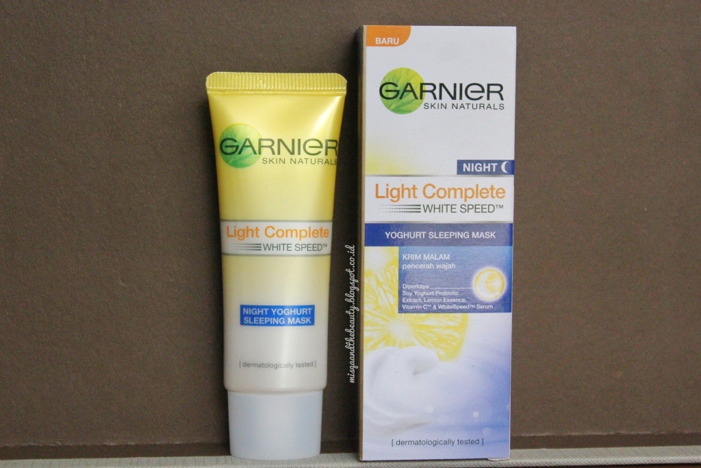 [REVIEW] Garnier Night Yogurt Sleeping Mask