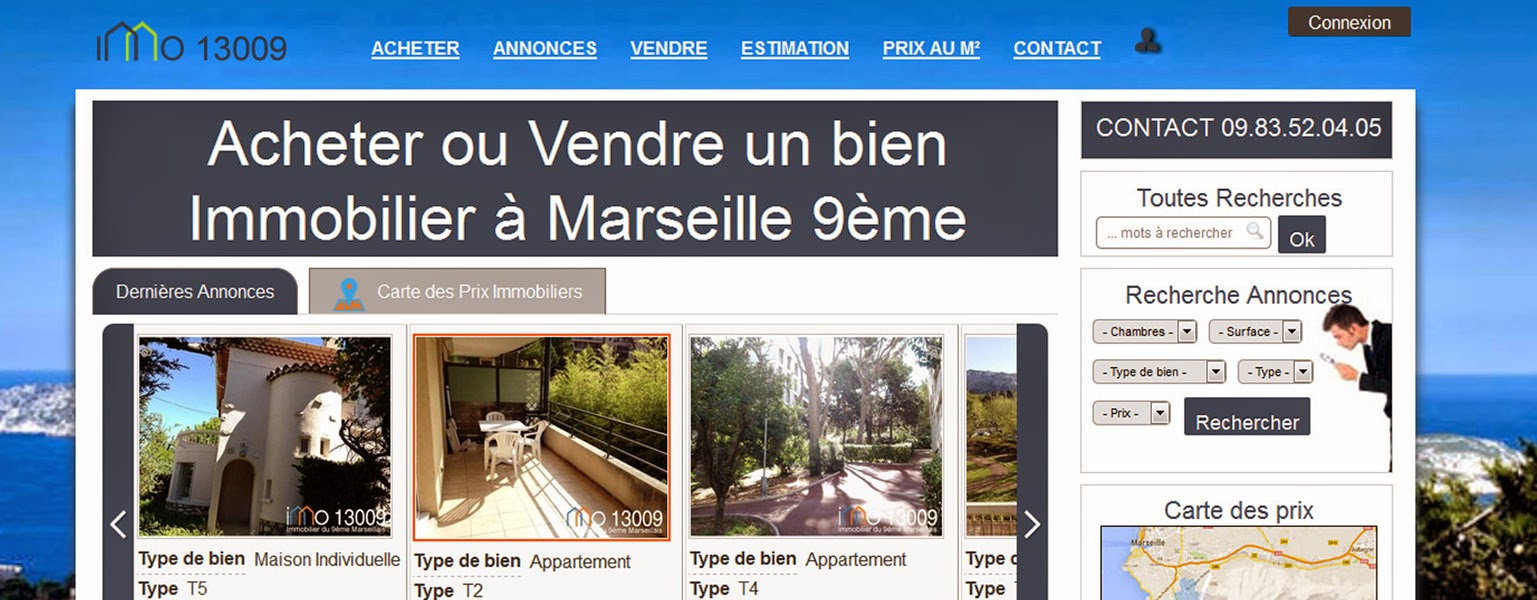 Immo13009 Tout sur l'immobilier à Marseille 13009