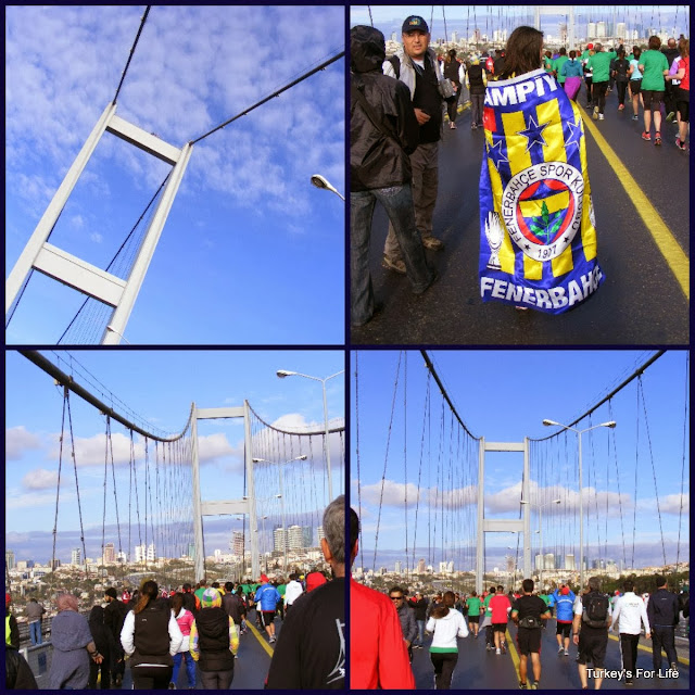 Crossing The Bridge, Istanbul Marathon 2013