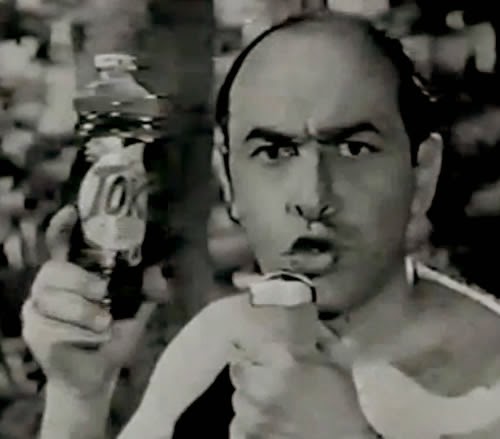 Campanha do Pinho Tok, de 1968, protagonizada por Edgard Gianullo.