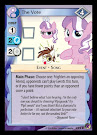 My Little Pony The Vote Marks in Time CCG Card