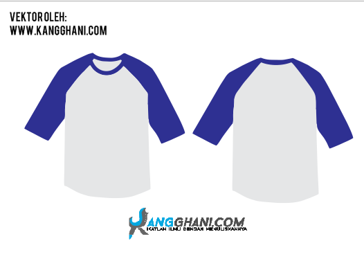 Template Desain Kaos Polos Depan Belakang Corel Draw ...
