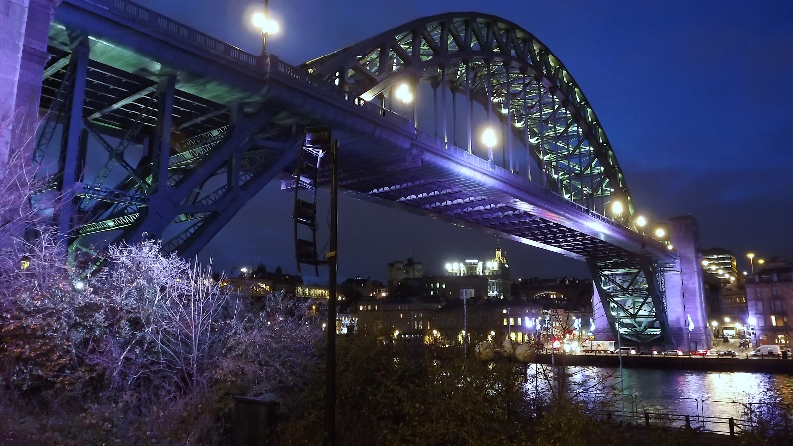 Northumbrian Images: Tyne Bridges at Night : The amazing photo showing an gorgeous scenery. The tones are vibrant and blend ideally. Its layout is wonderful, and the features are very sharp.