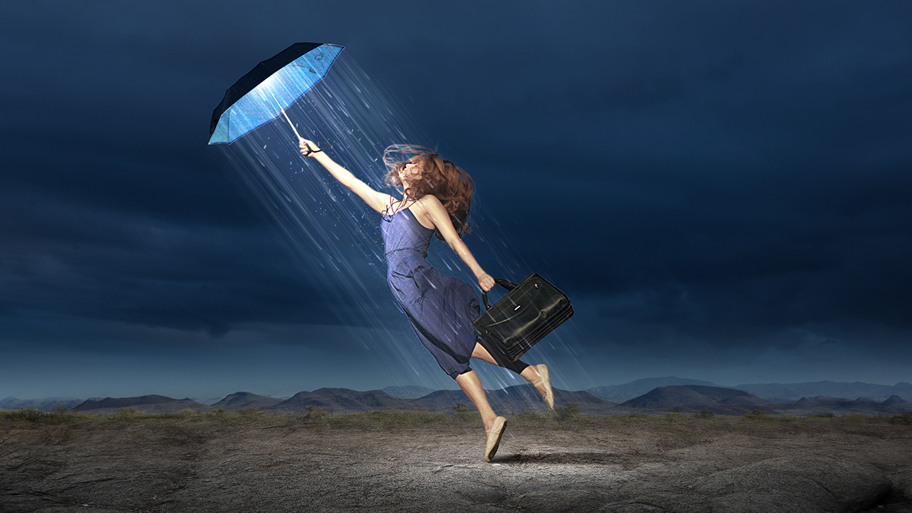 rain conceptual photography