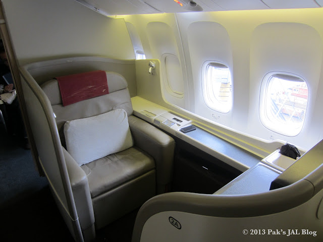JAL Suite seat 2A