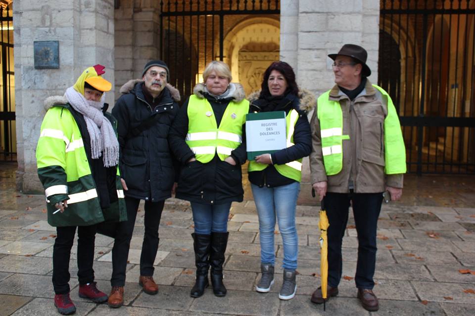 14 janvier 2019 : Remise du Cahier de doléances au Maire de Cahors