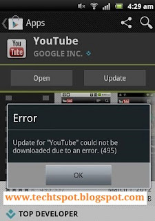 Fix Google Play Store Error 495
