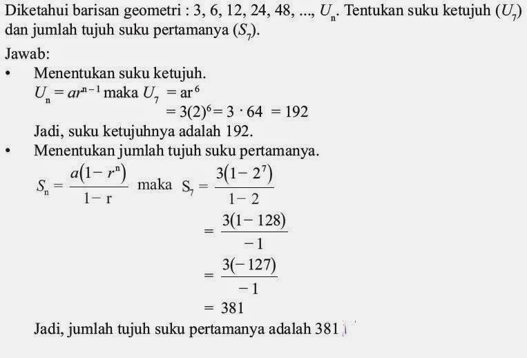Baru Contoh Soal Barisan Dan Deret Beserta Jawaban