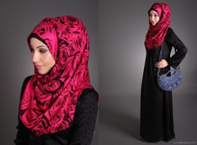 Red-Beautiful-Hijab