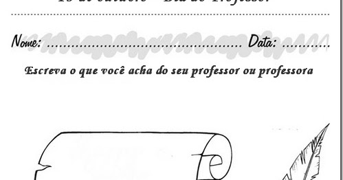 dia do professor 50 desenhos atividades exercÍcios colorir