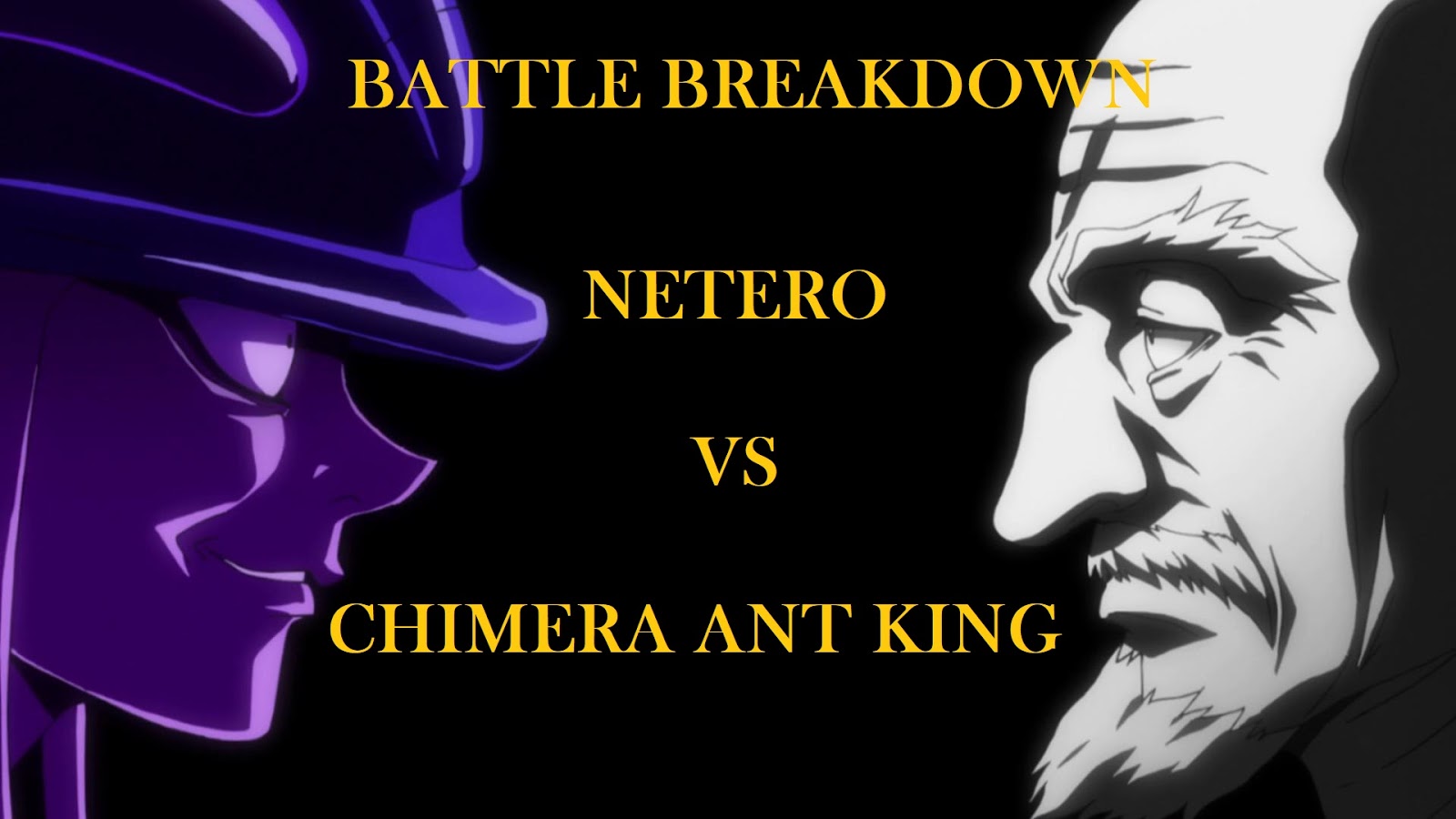 I drew Netero vs Meruem : r/HunterXHunter