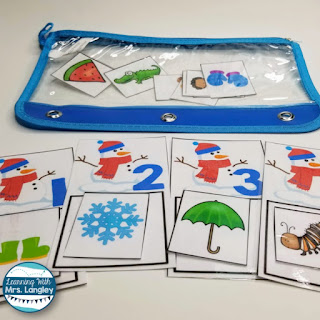 These January Literacy Centers ideas are fun word work for Kindergarten or First Grade. Student friendly and fun with a snowman, mitten, ice, snow, and snowflake themed winter activities. Will go great with anything teachers are teaching this January! Includes 9 centers with letter naming, sight word fluency, first sound fluency, nonsense words,phonemic awareness and more! Perfectly aligned with common core standards. #kindergartenclassroom #januarycenters