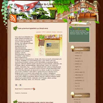 Where to Live in Germany Blogger Template