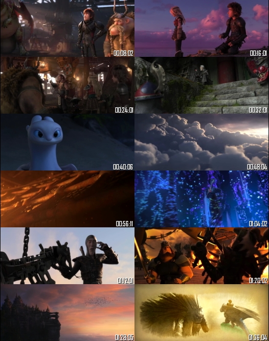 How to Train Your Dragon 3 2019 BRRip 720p 480p Dual Audio Hindi English Full Movie Download