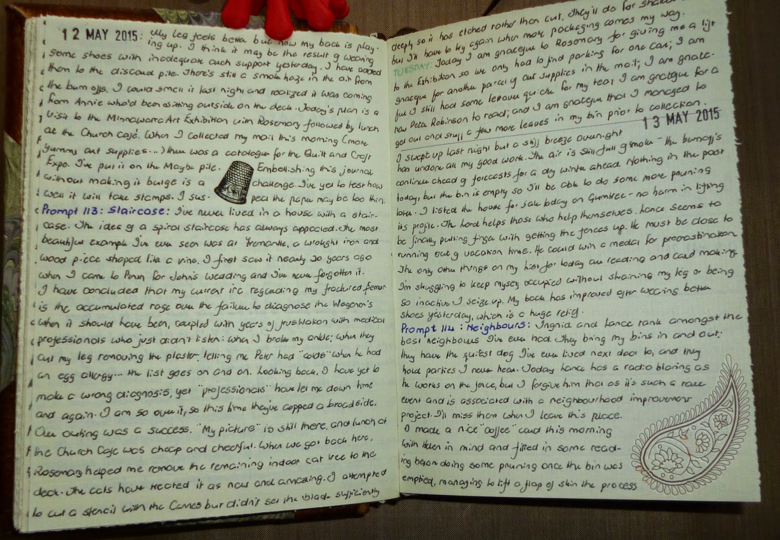 Journals and journalling: May 2015