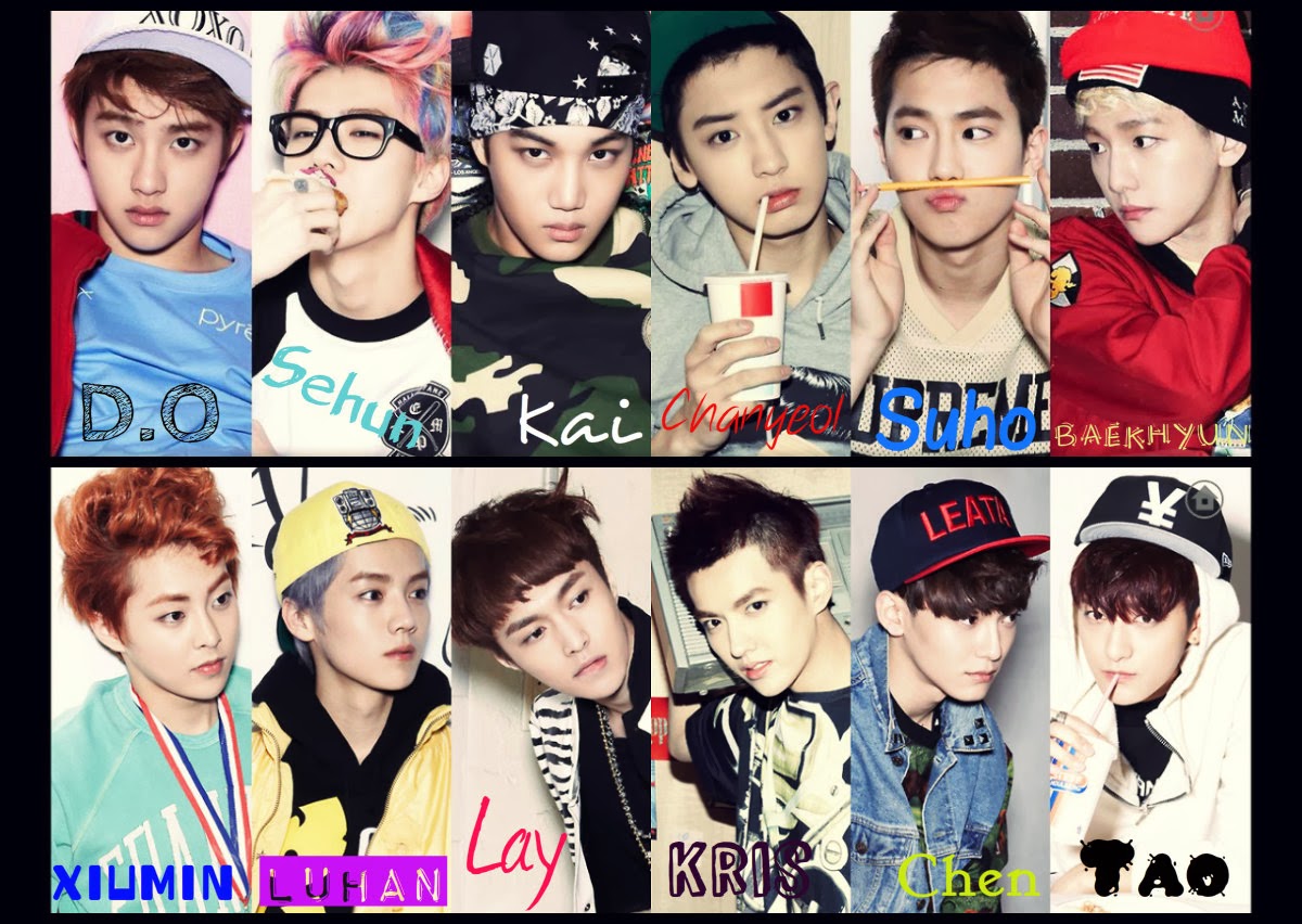 EXO участники с именами