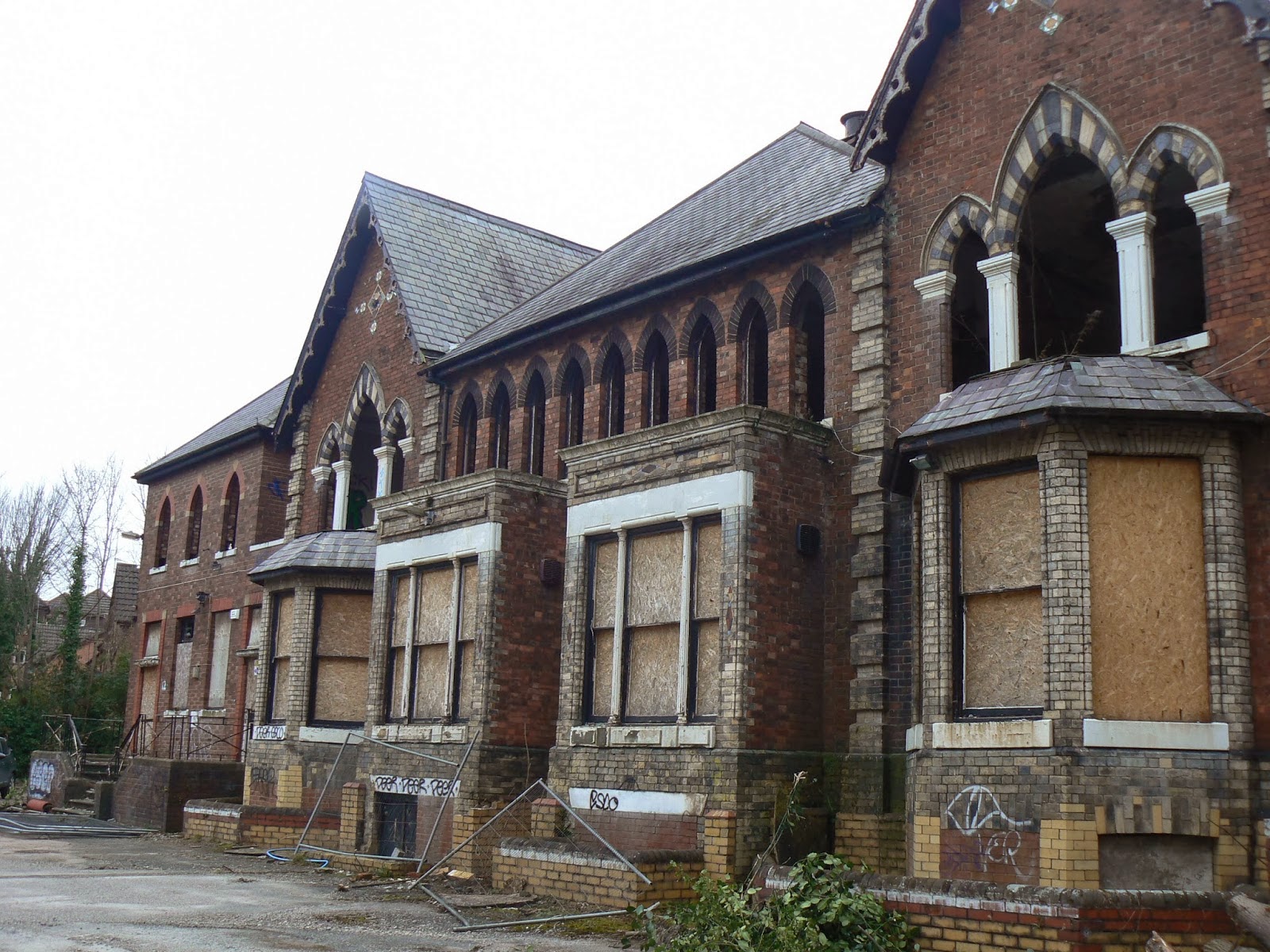 Andrew Simpson Down on Edge Lane with the old Masonic Hall