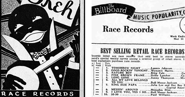 Billboard Magazine Used to Refer to R&B Songs as “Race Records”