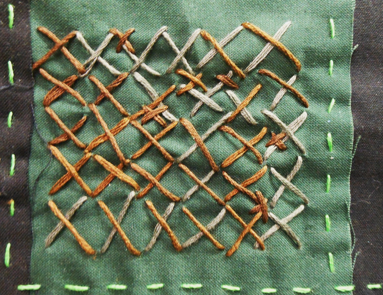 Art With a Needle Embroidery tutorial 1 straight stitches